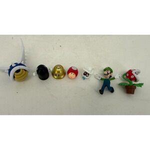 Super Mario Brothers & Friends Nintendo Toy 1.5" PVC Figurine Mixed Lot cake top